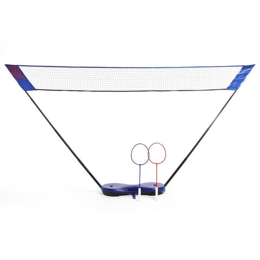 Portable Badminton Set with Net 2 Rackets and 2 Shuttlecocks 118"